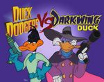  avian bird darkwing_duck disney duck duck_dodgers duo face-off male toddrogue69 warner_brothers 