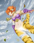  animal_ears breath_of_fire breath_of_fire_ii cat_ears cat_tail facial_mark green_eyes highres leaf rinpoo_chuan solo staff tail 