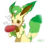  ambiguous_gender blush brown_eyes canine cum cum_in_mouth cum_inside disembodied_penis duo eeveelution erection feral fur hi_res leaf leafeon male mammal nintendo open_mouth paws penis pok&eacute;mon simple_background solo_focus tears umbreon video_games zinfyu 