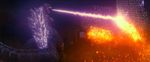  atomic_breath city destruction dinosaur energy energy_beam explosion fire glowing godzilla godzilla_(series) kaijuu lava monster screencap shin_godzilla spikes spoilers toho_(film_company) 