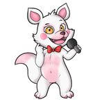  2016 animatronic anthro black_nose canine cub digital_media_(artwork) five_nights_at_freddy&#039;s fox funtime_foxy_(fnafsl) fur hi_res looking_at_viewer machine mammal navel open_mouth robot sister_location smile solo standing teeth video_games white_fur young zekromlover 