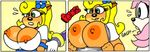  amy_rose big_breasts breasts clothing coco_bandicoot comic crash_bandicoot crash_bandicoot_(series) huge_breasts hyper hyper_breasts nipples sonic_(series) sonic_the_hedgehog_(series) surprise undressing video_games 