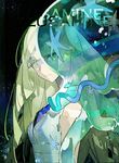  blonde_hair character_name dress gem gen_7_pokemon green_eyes long_hair lusamine_(pokemon) nihilego pokemon pokemon_(creature) pokemon_(game) pokemon_sm sleeveless sleeveless_dress spoilers starshadowmagician transparent ultra_beast white_dress 