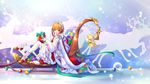  :d \||/ absurdres ankle_boots ball bangs blonde_hair blurry boots bow box cane cape cardcaptor_sakura christmas christmas_ornaments dress eyebrows_visible_through_hair flying from_side gift gift_box green_eyes green_ribbon hairband high_heel_boots high_heels highres holding kero kingchenxi kinomoto_sakura knees_up leg_up long_sleeves looking_at_viewer open_mouth puffy_long_sleeves puffy_sleeves red_bow red_cape red_ribbon reindeer ribbon sack short_hair silhouette sitting sleigh smile snow_globe snowing star tower white_bow white_dress white_footwear white_legwear 