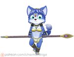  armor canine charmandrigo clothing cub fox krystal loincloth mammal nintendo star_fox video_games young 