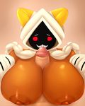  2016 absurd_res animal_humanoid anthro areola big_breasts blazblue breasts cat_humanoid duo erect_nipples erection fabianoferreira feline female hi_res huge_breasts humanoid hyperstorm_h male mammal nipples penis sex solo_focus taokaka titfuck video_games 