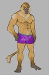  abs athletic boxer_briefs bulge clothed clothing full-length_portrait low-riding male mammal manly monkey pecs portrait prehensile_feet primate solo standing tight_clothing topless underwear wkd 