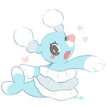 &lt;3 blue_body blush brionne cute fangs female looking_at_viewer mammal marine nintendo pinniped pok&eacute;mon seal smile solo video_games wolfwithribbon 