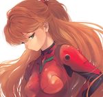  bad_id bad_pixiv_id bangs blue_eyes bodysuit breasts breasts_apart closed_mouth expressionless eyelashes from_side hair_between_eyes half-closed_eyes hand_on_hip head_tilt headgear highres long_hair looking_at_viewer medium_breasts neon_genesis_evangelion number orange_hair parted_bangs pilot_suit plugsuit red_bodysuit simple_background skin_tight solo souryuu_asuka_langley surumeri_(baneiro) turtleneck upper_body very_long_hair white_background 