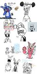  2015 animatronic anthro avian barbell bear bib bird bonnie_(fnaf) canine chicken dialogue english_text female five_nights_at_freddy&#039;s five_nights_at_freddy&#039;s_2 fox group guitar hand_puppet hat hug human humanoid inkyfrog jeremy_fitzgerald lagomorph looking_at_viewer machine male mammal mangle_(fnaf) marionette_(fnaf) mask middle_finger musical_instrument puppet rabbit robot simple_background text throwing top_hat toy_bonnie_(fnaf) toy_chica_(fnaf) toy_freddy_(fnaf) video_games weights white_background withered_bonnie_(fnaf) 