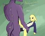  anal anthro big_dom_small_sub big_penis brown_eyes butt dragon fur male male/male muscular penis pink_nose rabbit rifykoh rifykoh_(character) sex size_difference yellow_fur 
