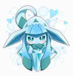  &lt;3 2016 ambiguous_gender black_nose blush canine diamond_(disambiguation) eeveelution feral glaceon mammal nintendo pok&eacute;mon solo video_games ねる 