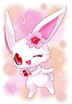  aritst_request furry jewelpet open_mouth rabbit red_eyes ruby_(jewelpet) 