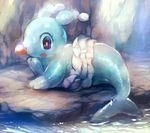 blue_body brionne cute mammal manino marine nintendo pinniped pok&eacute;mon seal smile solo video_games 