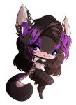  anthro canine chibi clothed clothing earmuffs facial_piercing lip_piercing looking_at_viewer mammal nose_piercing piercing slightly_chubby smile teil thick_thighs 