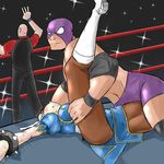  chun-li defeated ghost13 knockout ko pin pinfall ryona unconscious wrestling 