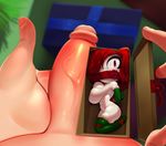  bound box breasts christmas female gift hair holidays in_container kirlia male mini_girl nintendo packaged packed penis pok&eacute;mon red_hair size_difference small_(disambiguation) theboogie video_games 