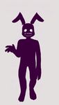  2015 animated animatronic anthro binary_code five_nights_at_freddy&#039;s glitch inkyfrog lagomorph looking_at_viewer machine male mammal open_mouth rabbit robot shadow_bonnie_(fnaf) simple_background solo video_games white_background 