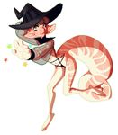  anthro big_hands clothed clothing feline female hat looking_at_viewer mammal smile solo teil witch_hat 