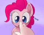  2014 animated blue_eyes disembodied_hand earth_pony english_text equine female feral friendship_is_magic fur hair horse looking_at_viewer mammal my_little_pony pink_fur pink_hair pinkie_pie_(mlp) pony smile solo surgicalarts text 
