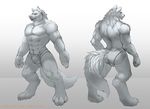  bulge canine clothing male mammal muscular underwear wolf xuan_sirius 