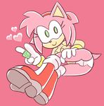  &lt;3 amy_rose breasts butt clothing condom cute panties presenting smile sonic_(series) underwear wispowillo 