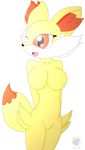  anthro anthrofied big_breasts breasts canine cute cute_fangs dreameclipsewolf featureless_breasts featureless_crotch female fennec fennekin fox fur mammal nintendo nude pok&eacute;mon pok&eacute;morph solo standing video_games 