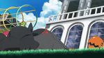  animated animated_gif lillie_(pokemon) mao_(pokemon) parasect pokemon pokemon_(anime) pokemon_sm pokemon_sm_(anime) salandit satoshi_(pokemon) trapinch 