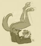  butler butt butt_grab clothed clothing cute feet ferret flexible half_clothed hand_on_butt invalid_tag mammal mustelid nicnak044 partially_clothed paws presenting smile 