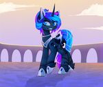  blue_eyes cosmic_hair cutie_mark day equine eyelashes feathered_wings feathers female feral friendship_is_magic fur hair hooves horn magnaluna mammal my_little_pony outside princess_luna_(mlp) smile solo unicorn_horn winged_unicorn wings 