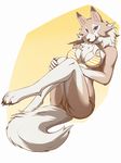  2016 anthro anthrofied breasts canine clothed clothing eternity_zinogre female fur looking_at_viewer lycanroc mammal midday_lycanroc nintendo pok&eacute;mon solo video_games wolf 