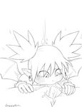  1boy 1girl artist_name blush cum cum_in_mouth demon_girl demon_wings disgaea earrings etna fellatio foggysilver monochrome oral pointy_ears signature sketch slit_pupils tears testicles wide-eyed wings 