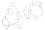  animal_genitalia anus backsack balls belly big_balls big_butt butt doughnut food huge_balls huge_butt hyper hyper_balls kingly_(artist) male moobs nintendo obese overweight pok&eacute;mon presenting presenting_hindquarters puffy_anus sheath sketch slightly_chubby solo thick_thighs typhlosion video_games wide_hips 