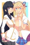  2girls breasts female ikaruga_(senran_kagura) katsuragi_(senran_kagura) large_breasts multiple_girls senran_kagura 