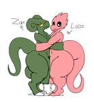  animal_genitalia animal_penis backsack balls big_balls big_butt butt cum cum_pool demon equine_penis excessive_cum huge_balls huge_butt hyper hyper_balls hyper_penis kingly_(artist) looz_(character) male penis scalie shortstack thick_thighs zarr_(character) 