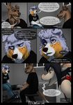  2016 3d_(artwork) 5_fingers aardvark age_difference anthro australian_shepherd barefoot beverage black_hair blue_eyes breasts brown_fur brown_nose canine chimera clothed clothing comic digital_media_(artwork) dog duo ear_piercing facial_piercing fangs female fossa fur gauged_ear group hair heterochromia hi_res hybrid javier jewelry kenzie male mammal mixed_media monotreme nervous nose_piercing nose_ring open_mouth piercing red_eyes reptile sayuncle scalie sitting size_difference sofa standing table teeth text tongue tongue_out tuft vehicle yellow_eyes 