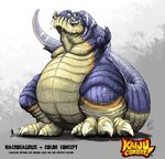  bus colossal_kaiju_combat concept_art dinosaur kaijusamurai male matt_frank solo 