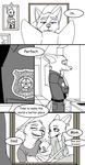  2016 anthro asestrada157 canine clothed clothing comic disney fox fur male mammal mrs._wilde nick_wilde uniform zootopia 