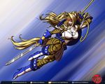  anthro blonde_hair clothing digital_media_(artwork) equine footwear gloves hair high_heels horse lady_liberty mammal melee_weapon miniskirt predaguy rope shield shoes skirt superhero sword weapon 