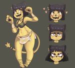  blush breasts cat egyptian expressions feline female invalid_tag krayboost mammal nipples paws piercing yellow_eyes 