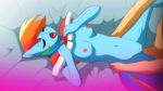  2016 animated anthro anthrofied breasts duo equine eyes_closed fantasyblade female friendship_is_magic hair horse lying male male/female male_penetrating mammal multicolored_hair my_little_pony nipples on_back open_mouth penetration penis pony pussy rainbow_dash_(mlp) rainbow_hair solo_focus tongue tongue_out vaginal vaginal_penetration 