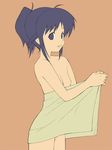  andou_mahoro flat_chest flat_color kizaki lowres mahoromatic nude solo towel 