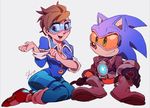  hedgehog male mammal overwatch shira-hedgie sonic_(series) sonic_the_hedgehog tracer_(overwatch) video_games 