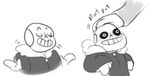  asgore_dreemurr blush determinedtopun sans_(undertale) size_difference undertale video_games 