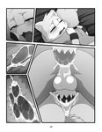  anus balls comic cum cum_in_ass cum_in_pussy cum_inside darkmirage dragonchu dragonchu_(character) erection fak&eacute;mon fan_character group group_sex internal penis quetzalli_(character) sex sis_(fyoshi) threesome 