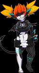  anthro clothed clothing female fluffyblarg hair imp looking_at_viewer midna nintendo not_furry solo standing teeth the_legend_of_zelda twilight_princess video_games wide_hips 
