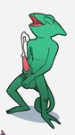  balls crazedg eyes_closed leon_powalski lizard male masturbation nintendo penile_masturbation penis reptile scalie solo star_fox video_games 