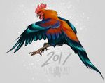  2017 ambiguous_gender avian beak bird chicken feathers feral gobble rotarr solo watermark 