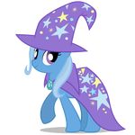  clothing equine female feral friendship_is_magic fur hair hat hooves horn mammal mixermike622 multicolored_hair my_little_pony purple_eyes solo trixie_(mlp) two_tone_hair unicorn 