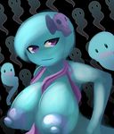  aged_up big_breasts blush breasts carrie_krueger cartoon_network female ghost hair hair_bow hair_ribbon humanoid looking_at_viewer nipples not_furry painted penlink purple_eyes ribbons short_hair simple_background skull smile solo spirit the_amazing_world_of_gumball young 
